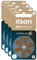 ITSON Lot de 4 x 6 Piles Auditives Zinc-Air Hearing aid PR312/PR41 ItsPREMIUM