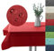 Outdoor Tischdecke Gartentischdecke wasserfest wetterbeständig rutschfest waschbar Outdoortischdecke Weichschaum Garten Balkon Camping Party Tischdeko Typ883 rot 130x160 cm eckig