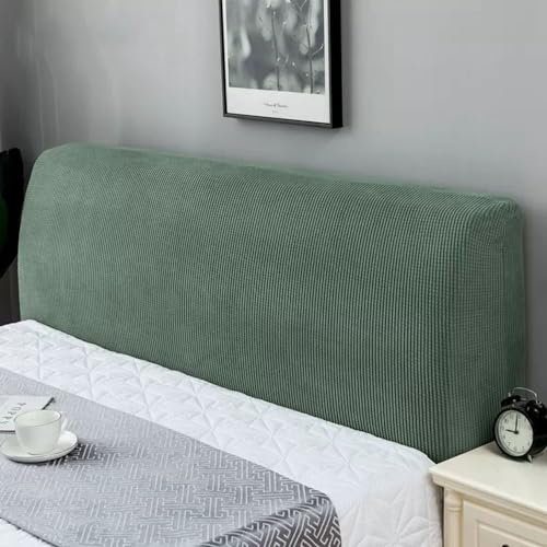 CHUYIX Kopfteilbezug für Bett 200-220cm Bett Kopfteil Bezug Überzug Dehnbare Saubdichte Schutzhülle Staubdichter Bettkopfschutzbezug für Gepolsterte Schlafzimmer Kopftei Hussen Abdeckung Cover