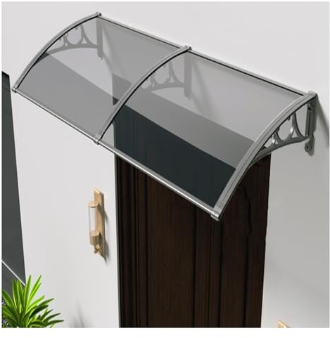 Modernes Design Vordach für Haustür,Pultbogenvordach,Graue, moderne Polycarbonat-Abdeckung,Außenfenster-Regenschutzabdeckung, for private oder gewerbliche Anwendungen ( Size : 60x100cm/24x39in )