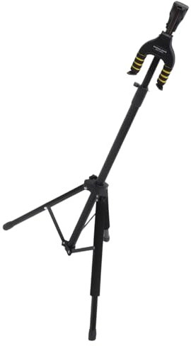Abaodam Sturdy Violin Hanger Tripod Base Telescopic Folding Violin Stand Holder for Easy Storage