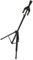 Abaodam Violin Stand Black Telescopic Folding Gravity Automatic Lock Violin Support