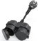 Sertay Cavo Prolunga 2 Prese, Doppia Spina, Presa Multipla 2 Prese, Presa Multipla Spina Esterna, per Cucina, Camera da Letto, Soggiorno (Nero)