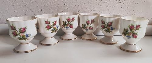 - Royal Albert/Original/Moss Rose - 6 Eierbecher/Bone China