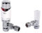 Drayton TRV 15mm Angled, White and Chrome