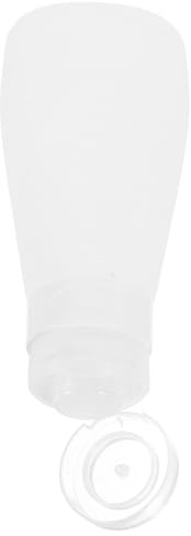 SAFIGLE Multifunktionale Lotion Behälter Wiederbefüllbare Kosmetikflasche für Shampoo Duschgel und Emulsionen Praktisch für Reisen und Zuhause Weiß