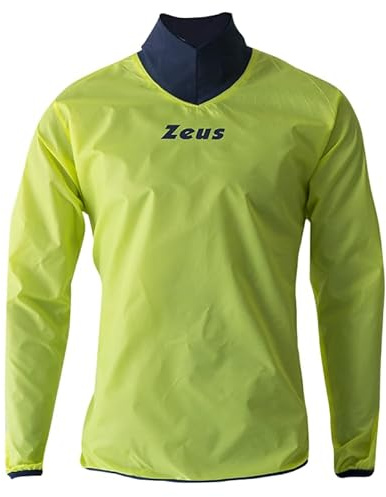 Rain Neck per Zeus Giacca Antipioggia Impermeabile Sport Tempo Libero Allenamento Fitness Palestra Calcio Calcetto Protezione Resistente Relax Free Time