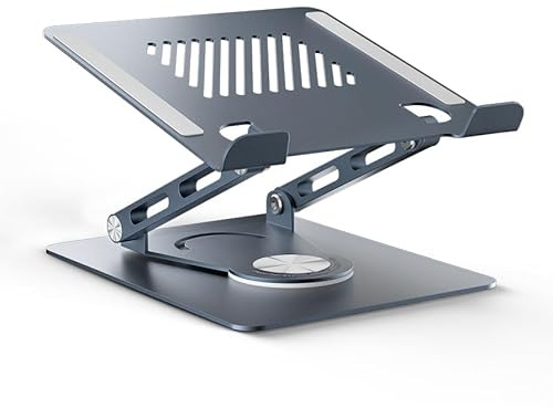 jumper Tragbarer Tablet-Ständer, um 360° drehbar, verstellbar, Tablet-PC-Metallhalterung, mechanischer Soundeffekt, Hohle Wärmeableitung, für Handys und Tablets mit Einer Größe von 10,2-32,8 cm