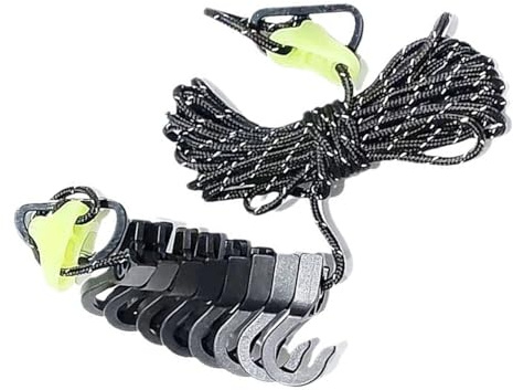Corde à linge de voyage résistante au vent - Portable - Élastique - Pour chambre d'hôtel - Coupe-vent - Accessoires de voyage