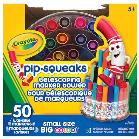 Crayola 50 Telescoping Pipsqueaks Tower
