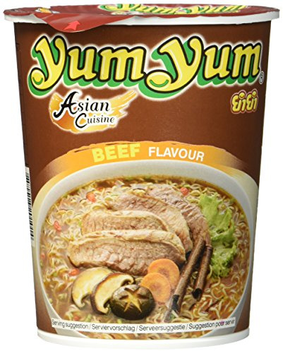 Yum Yum Instant Nudeln Rind Cup, 12er Pack (12 x 70 g)
