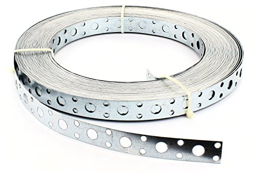 Lochband 25 Meter Montageband 17 mm 19 mm Verzinkt Montagelochband Montage-Lochband Rolle 19 mm