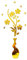 VOSAREA 3D Acryl Wandaufkleber und Vase Spiegel Aufkleber Wandtattoos (Golden)