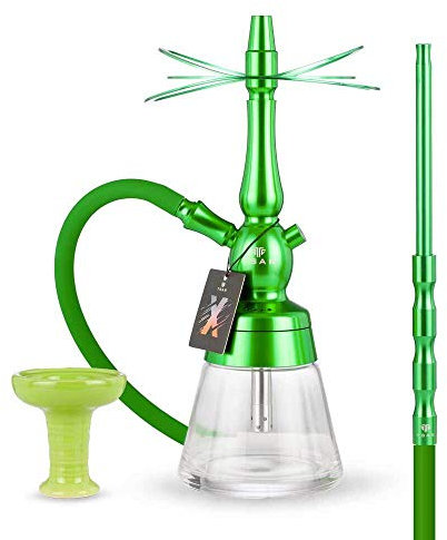 Chicha Molotov X TSAR Vert - Chicha complète - Narguilé Portable