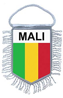 Akachafactory Wimpel mini Flagge Fahne flaggen miniflagge Mali