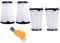 Fanuse 4-Teilig Filter Mit ReinigungsbüRste Satz FüR AEG CX7 CX7-2 AEF150 Staubsauger