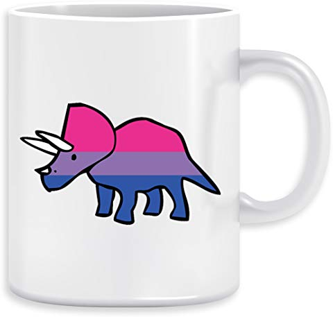 Biceratops (Bisexuell Triceratops) Kaffeebecher Becher Tassen Ceramic Mug Cup