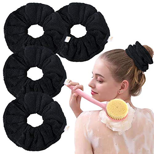 Ivyu MikrofaserHaargummi, Handtuch, Faser, großes Haargummi für Lockenhaar, für Bett, Pool, Dusche, verzieht nasses Haar, AntiFrizz Haarprodukte, saugfähig, schnelles Haargummi, Geschenke für