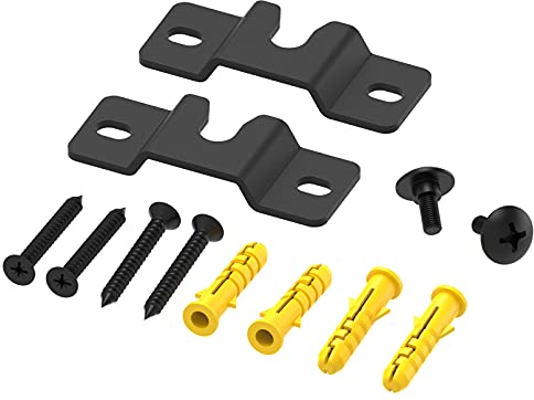 Vdsvksd Sound Bar Mounting Bracket,SoundBar Wall Mount Brackets for Vizio Soundbar Mounted Under or Above TV,Fits Most of Sound Bars,Soundbars Mounts Brackets with Hardware Kit