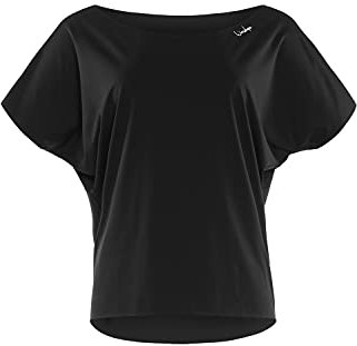 WINSHAPE Damen Super Leichtes Functional Dance-top Dt101 T-Shirt, Schwarz, XS EU