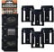 StealthMounts Black Battery Mounts for Stanley/Black and Decker/Porter Cable (6Pack)