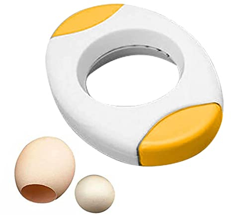 Gusengo Coupe-Oeuf - Coupe-Coquille D'oeuf Créatif, Trancheuses À Oeufs Coquille D'oeuf À La Coque, Ouvre-Oeufs Fourniture Cuisine pour Oeufs Durs Et Mous