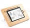 ELETIUO Support de Tablette réglable avec Fente pour Crayon et câble de Chargeur, Support en Bois de Bambou avec Plusieurs Angles, Support de Bureau pour Dessin, Compatible avec iPad (Prend en Charge