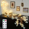 GOESWELL Wall Decor Twig Lights: White Cherry Blossom LED Tree Branch Lights with Remote and Timer for Wall - 4 Modes Vine Fairy Lights with 150 LED Decorations for Bedroom Christmas