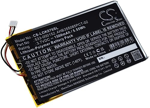 Akku kompatibel mit Logitech G915, G915 TKL Wireless Gaming Keyboard, Tastatur, 3,7V, Li-Polymer