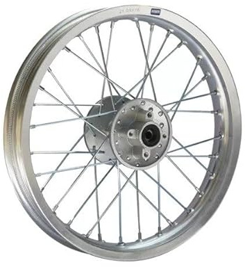 Alu Felge 16 Zoll hinten Silber elox. für 12 mm Achse Dirt Bike Pit Bike