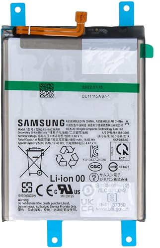 INNCOMM Batterie EB-BA336ABY für Samsung Galaxy A53 5G SM-A536 | Smartphone Handy Akku Original GH82-28027A | Li-Ion Zellen | 3.88V 5000mAh | Ersatzakku Markenakku | mit Würfel