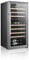 SVAN Vinoteca 45 Botellas Negro SVN4500D. 85W, 2 Zonas Independientes, Display LED táctil, Pantalla Digital Exterior, 7 Baldas de Madera, 1 Rejillas Metálicas, Clase de Eficiencia Enérgetica G
