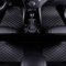 4 Stück Auto Fußmatten für Be-nz C-Class W204 C204 AMG C63 2012-2014(LHD), Vorne Hinten Leder Fussmatten Anti-Rutsch Teppiche schutzmatte ZubehöR,A/Black
