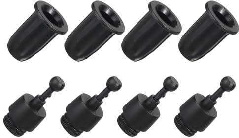 sourcing map Speaker Grill Guides Plastic Ball and Socket Type 10.5mm Dia for Speaker Parts Accessories Pack of 4
