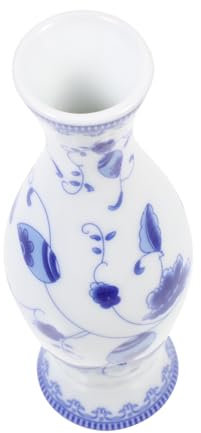 Zerodeko Vase Chinoise Bleu Vintage Vase De Table Décorative pour Arrangements Floraux Décoration Intérieure Élégante Et Moderne