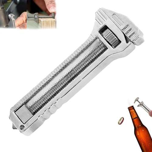 Compact Titanium Multitool,mini Multitool Wrench,mini Llave Multiherramienta,multiherramienta Compacta De Titanio,Llave Multifuncional Mini, Llave Multifuncional Compacta De Aleación De Titanio