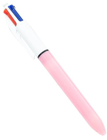 YUHANGCIYE Stylo à bille rétractable 4 en 1 - 4 couleurs - Stylos navette multicolores - Fournitures scolaires pour le bureau - Pour une écriture fluide (lot de #)