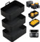 Fioxcomko Silicone Air Fryer Liners for Ninja Af300uk/Tower Dual Air Fryer, Food Grade and Non-Stick Air Fryer Silicone Liners, Reusable Air Fryer Accessories for Netta,Innsky Dual Air Fryer
