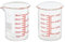 High Borosilicate Glass Measuring Cup-V-Shaped Spout，Glass Measuring Beaker for Kitchen or Restaurant, Easy to Read, 30 ML (1 Oz)-Pack of 2