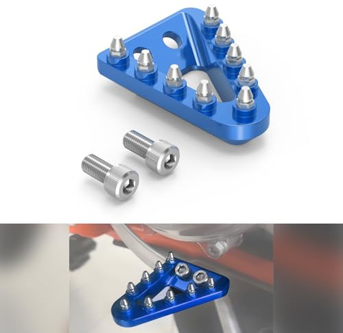 NICECNC Motorcycle Brake Lever Step Plate Compatible with Husqvarna 125-501 FC/TC 2016 125-501 TE/TE i/FE/TX/TC/FC/FX 2017-2023,Aluminum,See Fitment