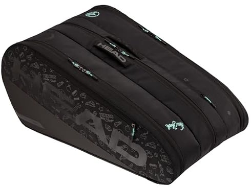 Head Tour Racquet Bag XL Neon 2025 Schlägertasche Schwarz - Blau