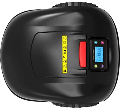 Robot Lawn Mower, WiFi App Controlled Gyro Navigation Garden Mowing Robot For Large Lawn, Automatic Charging Automatic Rain Protection