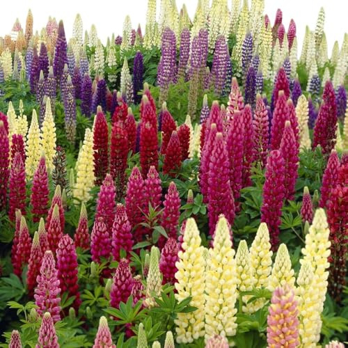 Carbeth Plants Lupin Russell Hybrids Bare Root - Tall Mixed Colour Flower Spikes - Vibrant Hardy Lupinus Perennial -Perfect for Wildlife & Cottage Gardens (10)