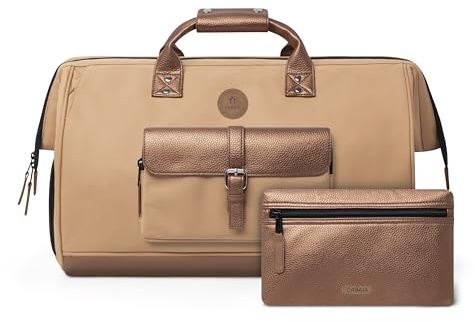 CABAIA - Reisetasche Duffle Adventurer 36L - Handgepäck 45x30x29 cm - Wasserabweisend & Vegan - 2 Taschen - Schuhfach - Weekender & Sporttasche für Damen & Herren