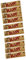 Papel de liar fino y en tono marrón, de Raw King (caja de 50), tela, marrón, 0.6 x 0.6 x 0.4 cm
