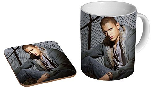 Miller Wentworth Ceramic Coffee MUG + Coaster Gift Set …