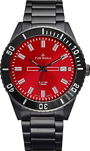TUW Ruhla Globetrotter 20243-042102-I Herren Automatikuhr Massives Gehäuse