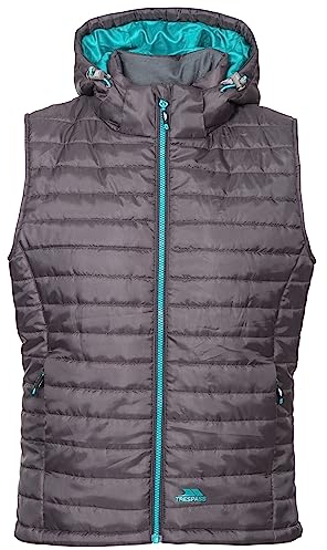 Trespass Womens Aretha Warm Padded Jacket With Removable Hood, Carbon, 12 EU