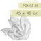 CREATIV DISCOUNT® NEU Seiden-Tuch Sparpack,45x45 cm, Pongé 05, 6 St.