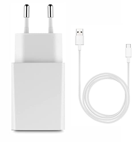 Ladegerät Adapter 10W 2A Weiß 1M Netzteil mit USB C Ladekabel für Huawei P20 P20 Dual P20 Pro P20 lite Mate 20 20 Pro 20 Lite Mate 20X Mate 10 10 Pro P30 P30 Pro P30 Lite P10 P10 + P9 P9+